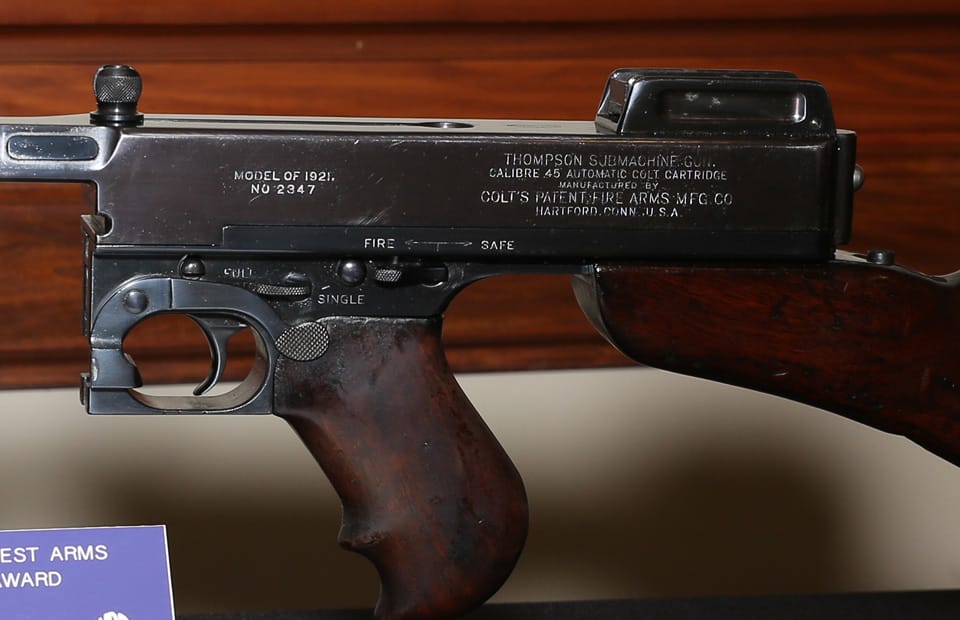 Tommy Gun used in the massacre